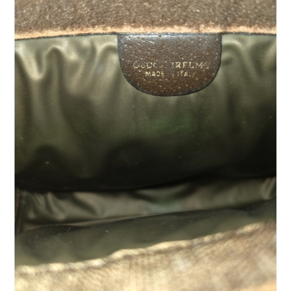 🔥Gucci Vintage Parfume🔥coated Canvas Toiletry Pouch - Picture 3 of 6